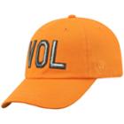 Women's Top Of The World Tennessee Volunteers Glow District Adjustable Cap, Lt Orange