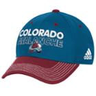 Adult Adidas Colorado Avalanche Locker Room Flex-fit Cap, Men's, Size: L/xl, Blue