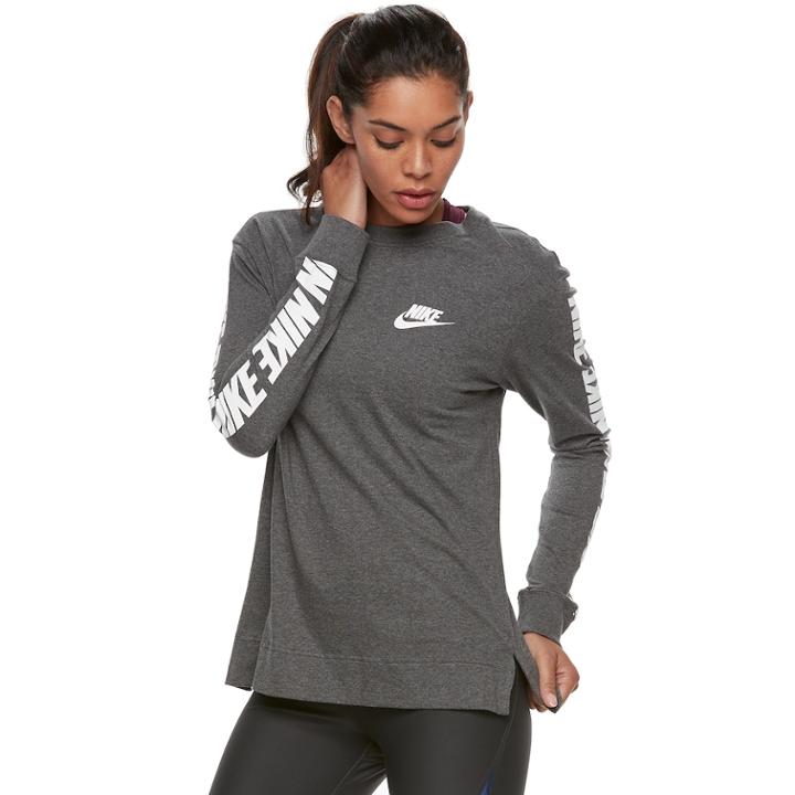Women's Nike Sportswear Advance 15 Top, Size: Medium, Grey