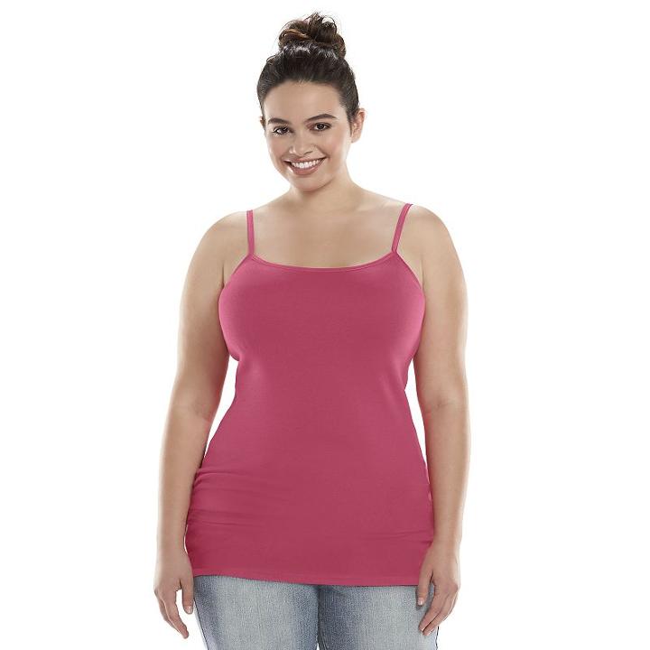 Juniors' Plus Size So® Tunic Tank Top, Girl's, Size: 3xl, Med Pink