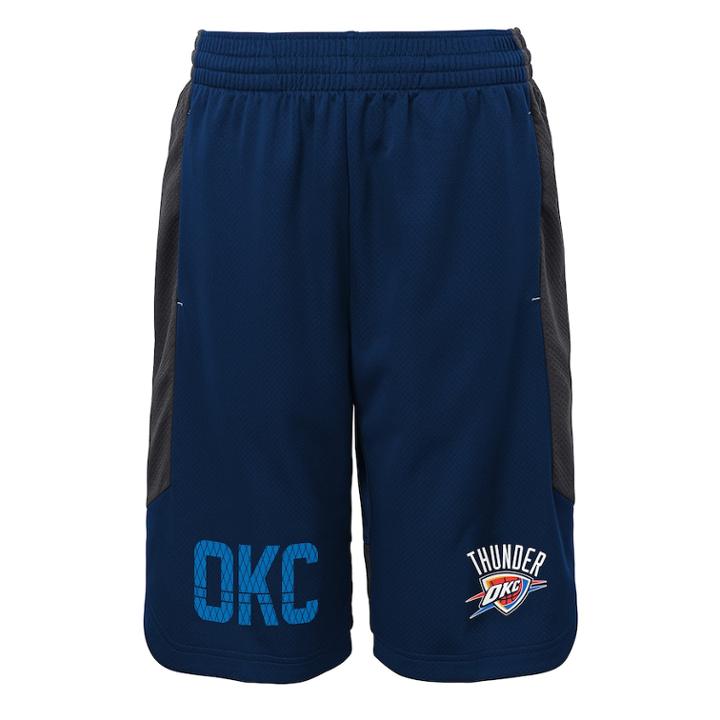 Boys 8-20 Oklahoma City Thunder Jump Ball Shorts, Size: L 14-16, Blue (navy)