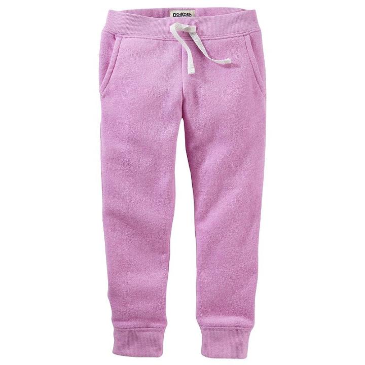 Girls 4-12 Oshkosh B'gosh&reg; Solid Knit Pants, Size: 12, Purple