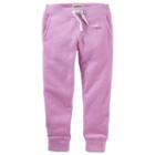 Girls 4-12 Oshkosh B'gosh&reg; Solid Knit Pants, Size: 12, Purple