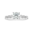 Boston Bay Diamonds 14k White Gold 1 1/5 Carat T.w. Igl Certified Diamond Engagement Ring, Women's, Size: 7.50