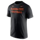 Men's Nike Oklahoma State Cowboys Football Facility Tee, Size: Xl, Black