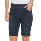 Women's Croft & Barrow&reg; Pull-on Bermuda Shorts, Size: 16, Blue (navy)