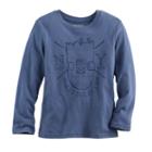 Boys 4-10 Jumping Beans&reg; Long Sleeve Softest Graphic Tee, Size: 7, Dark Blue