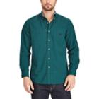 Men's Chaps Classic-fit Stretch Button-down Shirt, Size: Medium, Green