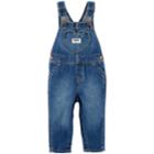 Baby Girl Oshkosh B'gosh&reg; Heart Overalls, Size: 9-12 Months, Blue