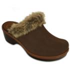 Crocs Cobbler Fuzz Women's Clogs, Size: 5, Brown