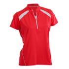 Women's Nancy Lopez Sporty Short Sleeve Golf Polo, Size: Large, Red