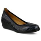 Spring Step Kartii Women's Wedges, Size: 38, Blue (navy)