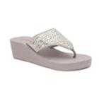 Olivia Miller Tavares Women's Wedge Sandals, Size: 7, Grey