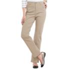 Women's Gloria Vanderbilt Amanda Classic Tapered Jeans, Size: 16 Short, Beig/green (beig/khaki)