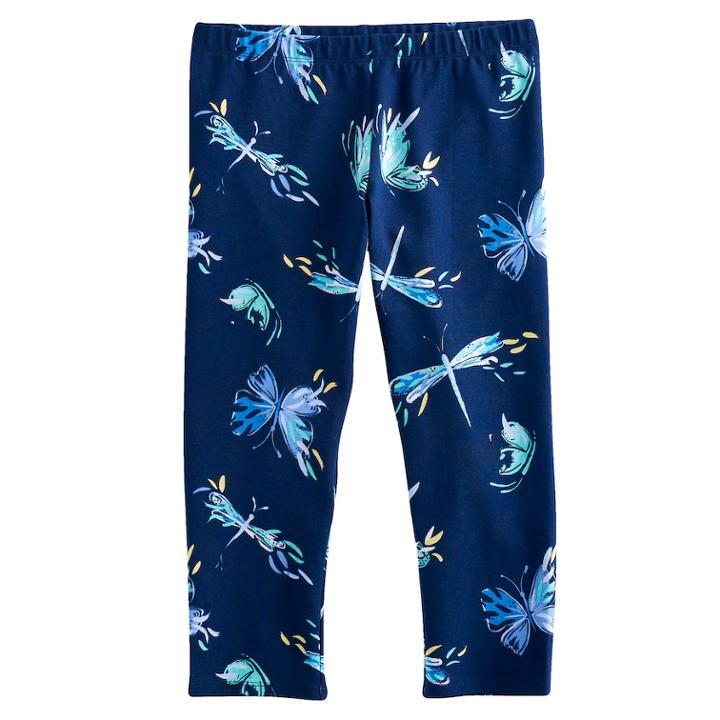 Girls 7-16 So&reg; Core Capri Leggings, Size: 14, Dark Blue
