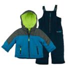 Boys 4-7 Carter's Colorblock Jacket & Bib Snowpants Snowsuit Set, Size: 5/6, Blue