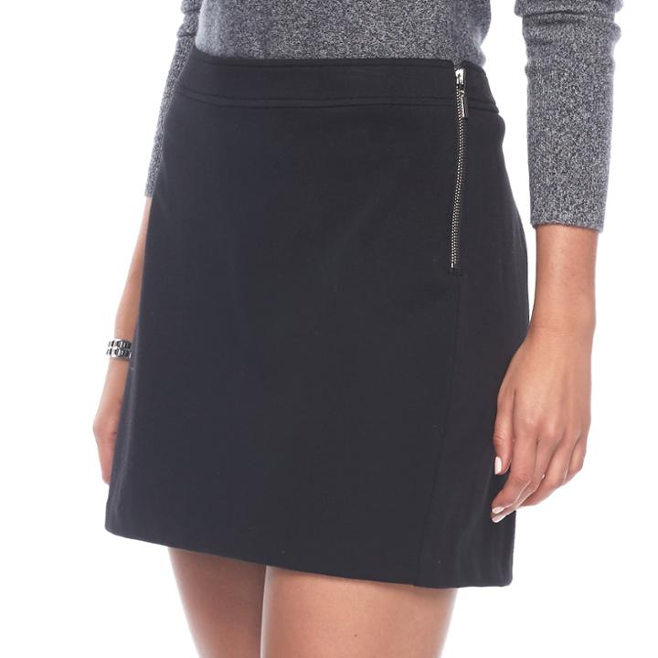 Women's Apt. 9® Mini Skirt, Size: 14, Black