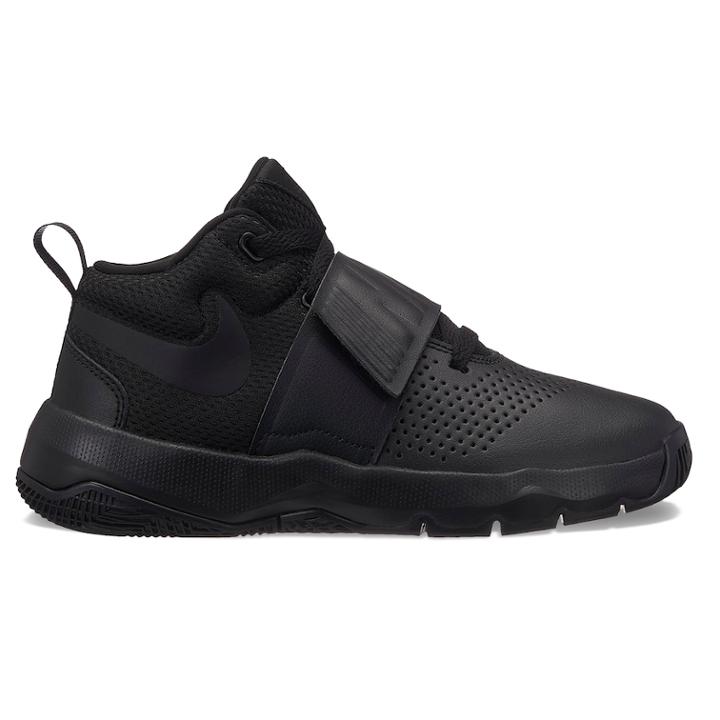 Nike Team Hustle D8 Grade School Kids' Sneakers, Size: 5, Grey (charcoal)
