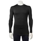 Men's Tommie Copper Recovery Compression Long-sleeved Shirt, Size: Small, Black