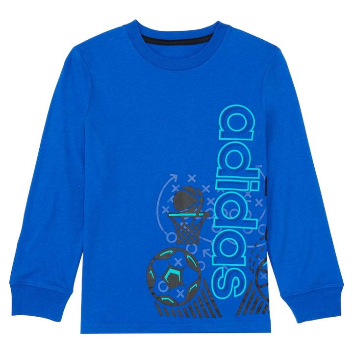 Boys 4-7x Adidas Multi-sports Graphic Tee, Size: 5, Blue (navy)