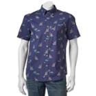 Men's Sonoma Goods For Life&trade; Modern-fit Poplin Button-down Shirt, Size: Xl, Blue