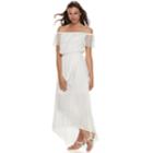 Women's Apt. 9&reg; Off-the-shoulder Lace Maxi Dress, Size: Large, White