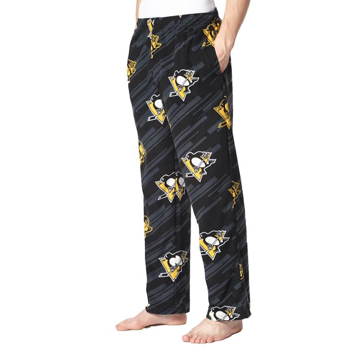 Men's Concepts Sport Pittsburgh Penguins Grandstand Fleece Pants, Size: Large, Black