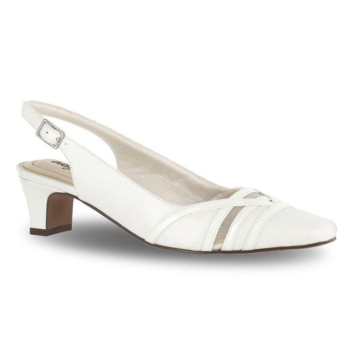 Easy Street Kristen Women's Dress Heels, Size: 9 Ww, White Oth