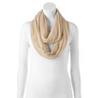 Calling The People Jersey Infinity Scarf, Women's, Lt Brown