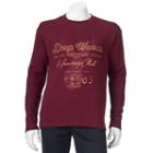 Men's Thermal Outdoor Crewneck Sweatshirt, Size: Large, Med Red