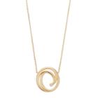 14k Gold Diamond Accent Swirl Necklace, Women's, Size: 16, Yellow