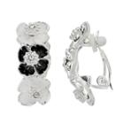 Dana Buchman Poppy Clip On Earrings, Women's, Multicolor