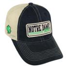 Adult Top Of The World Notre Dame Fighting Irish Patches Adjustable Cap, Blue (navy)