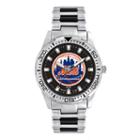 Men's Game Time New York Mets Heavy Hitter Watch, Silver