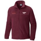 Men's Columbia Virginia Tech Hokies Flanker Ii Fleece Jacket, Size: Xl, Brt Red