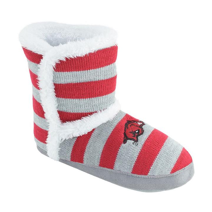 Women's Arkansas Razorbacks Striped Boot Slippers, Size: Xl, Team