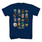 Boys 8-20 Mine Craft Gang Tee, Size: Medium, Blue (navy)