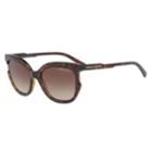 Armani Exchange Ax4065s 55mm Square Gradient Sunglasses, Women's, Brown Over