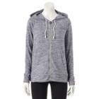 Women's Sonoma Goods For Life&trade; Marled Hoodie, Size: Small, Dark Blue
