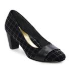 Soft Style By Hush Puppies Mabry Women's Pump Heels, Size: Medium (10), Black Plaid