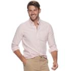 Men's Sonoma Goods For Life&trade; Flexwear Slim-fit Oxford Button-down Shirt, Size: Large, Brt Pink