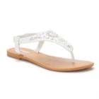 Women's Sonoma Goods For Life&trade; Cut-out Filigree Shield Sandals, Size: Xl, White