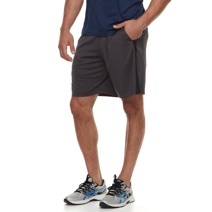 Men's Tek Gear&reg; Dry Tek Shorts, Size: Large, Dark Grey
