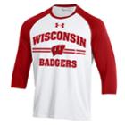 Men's Under Armour Wisconsin Badgers Tee, Size: Large, Red