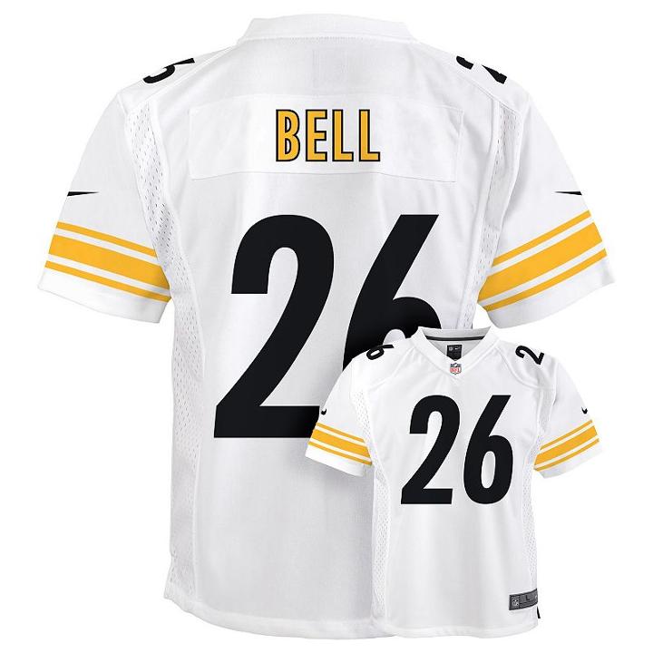 Boys 8-20 Nike Pittsburgh Steelers Le'veon Bell Game Nfl Replica Jersey, Boy's, Size: S(8), White