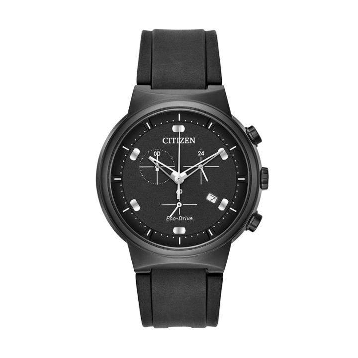 Citizen Eco-drive Men's Paradex Chronograph Watch - At2405-01e, Size: Large, Black