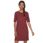 Women's Suite 7 Jacquard Shift Dress, Size: 12, Red Other