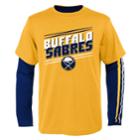 Boys 8-20 Buffalo Sabres First Line Tee Set, Size: M 10-12, Gold