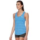 Women's Fila Sport&reg; Jacquard Core Mesh Workout Tank, Size: Small, Blue (navy)