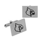 Fiora Stainless Steel Louisville Cardinals Team Logo Cuff Links, Men's, Multicolor